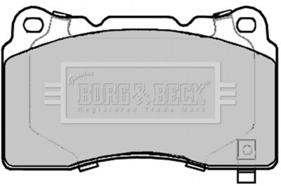 BBP2290 BORG & BECK Комплект тормозных колодок, дисковый тормоз