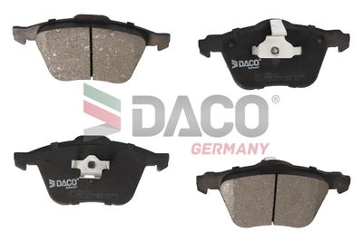 324112 DACO Germany Комплект тормозных колодок, дисковый тормоз