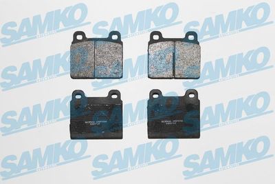 5SP026 SAMKO Комплект тормозных колодок, дисковый тормоз