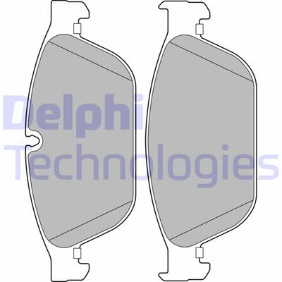 LP2239 DELPHI Комплект тормозных колодок, дисковый тормоз