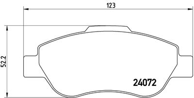 FK20049 KAISHIN Комплект тормозных колодок, дисковый тормоз