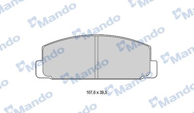 MBF015627 MANDO Комплект тормозных колодок, дисковый тормоз