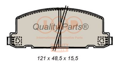 70409020 IAP QUALITY PARTS Комплект тормозных колодок, дисковый тормоз