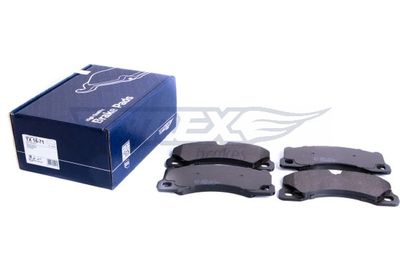 TX1671 TOMEX Brakes Комплект тормозных колодок, дисковый тормоз