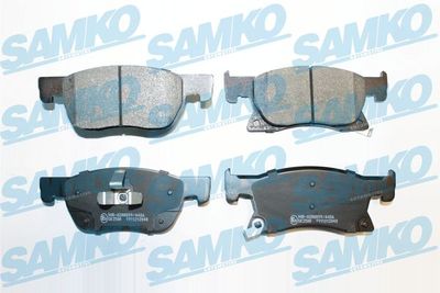 5SP2048 SAMKO Комплект тормозных колодок, дисковый тормоз