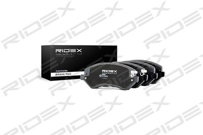 402B0365 RIDEX Комплект тормозных колодок, дисковый тормоз