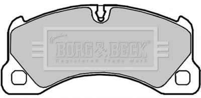 BBP2101 BORG & BECK Комплект тормозных колодок, дисковый тормоз