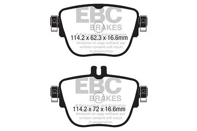 DP42337R EBC Brakes Комплект тормозных колодок, дисковый тормоз
