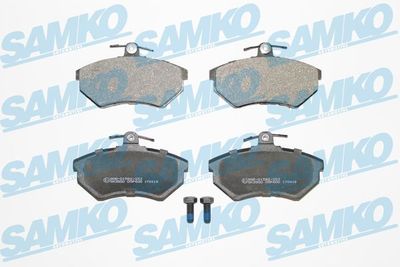 5SP600 SAMKO Комплект тормозных колодок, дисковый тормоз