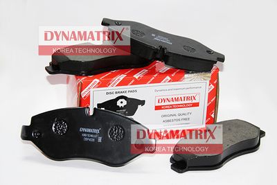 DBP4036 DYNAMATRIX Комплект тормозных колодок, дисковый тормоз