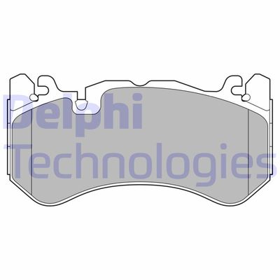 LP3589 DELPHI Комплект тормозных колодок, дисковый тормоз