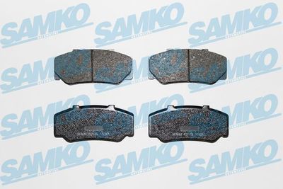 5SP156 SAMKO Комплект тормозных колодок, дисковый тормоз