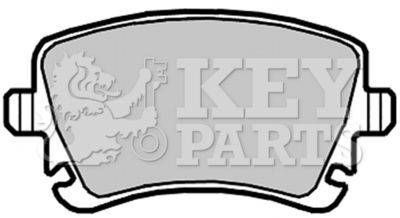 KBP2139 KEY PARTS Комплект тормозных колодок, дисковый тормоз