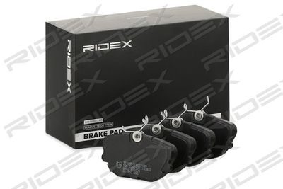 402B0833 RIDEX Комплект тормозных колодок, дисковый тормоз