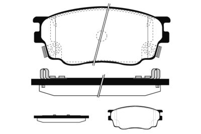 RA04740 RAICAM Комплект тормозных колодок, дисковый тормоз