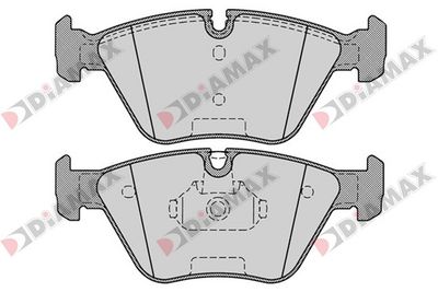 N09381 DIAMAX Комплект тормозных колодок, дисковый тормоз