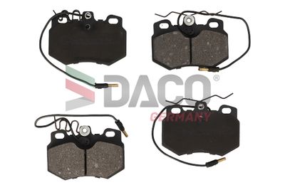 321939 DACO Germany Комплект тормозных колодок, дисковый тормоз