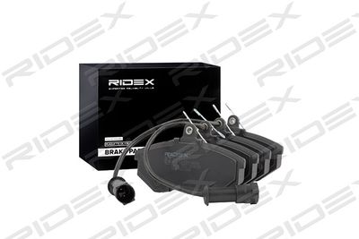 402B0663 RIDEX Комплект тормозных колодок, дисковый тормоз