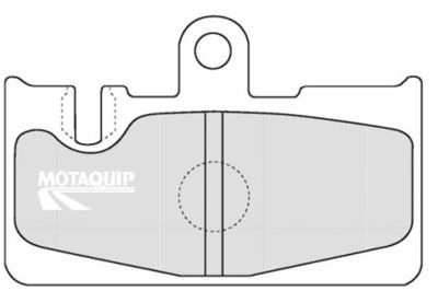 LVXL1206 MOTAQUIP Комплект тормозных колодок, дисковый тормоз