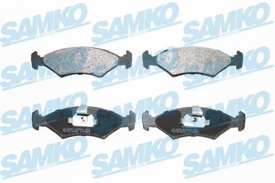 5SP628 SAMKO Комплект тормозных колодок, дисковый тормоз