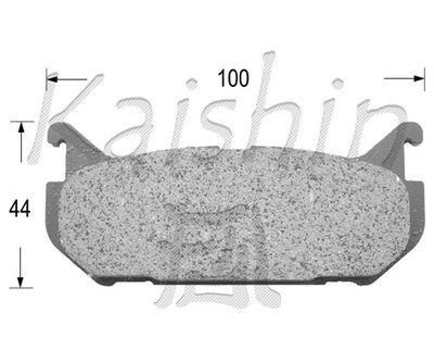 FK3083 KAISHIN Комплект тормозных колодок, дисковый тормоз