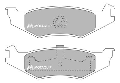 LVXL242 MOTAQUIP Комплект тормозных колодок, дисковый тормоз