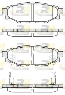 2113612 ROADHOUSE Комплект тормозных колодок, дисковый тормоз