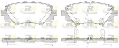 2157002 ROADHOUSE Комплект тормозных колодок, дисковый тормоз