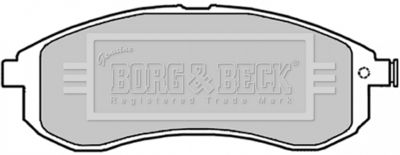BBP1840 BORG & BECK Комплект тормозных колодок, дисковый тормоз