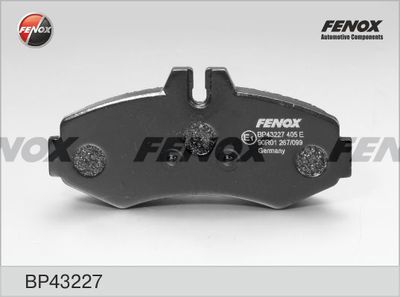 BP43227 FENOX Комплект тормозных колодок, дисковый тормоз