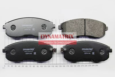 DBP4148 DYNAMATRIX Комплект тормозных колодок, дисковый тормоз