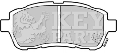 KBP2304 KEY PARTS Комплект тормозных колодок, дисковый тормоз