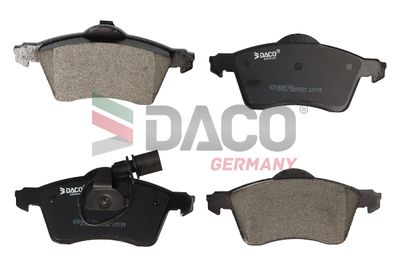 324750 DACO Germany Комплект тормозных колодок, дисковый тормоз