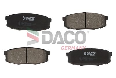 323950 DACO Germany Комплект тормозных колодок, дисковый тормоз