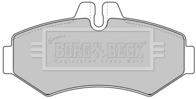 BBP1667 BORG & BECK Комплект тормозных колодок, дисковый тормоз