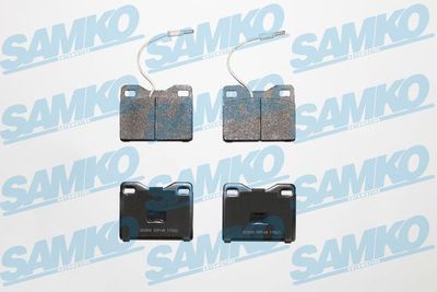 5SP148 SAMKO Комплект тормозных колодок, дисковый тормоз