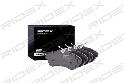 402B0404 RIDEX Комплект тормозных колодок, дисковый тормоз
