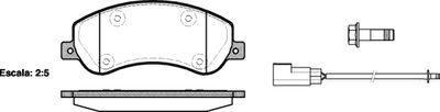 NB24484V02 NEW BLOX Комплект тормозных колодок, дисковый тормоз