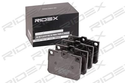 402B1016 RIDEX Комплект тормозных колодок, дисковый тормоз