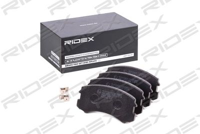 402B1002 RIDEX Комплект тормозных колодок, дисковый тормоз