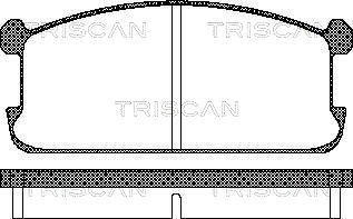 811042073 TRISCAN Комплект тормозных колодок, дисковый тормоз