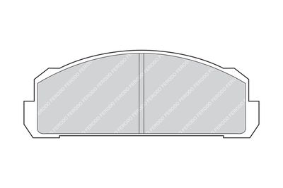 FDB37 FERODO Комплект тормозных колодок, дисковый тормоз