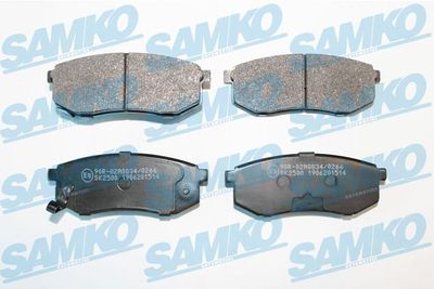 5SP1514 SAMKO Комплект тормозных колодок, дисковый тормоз