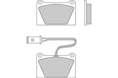 120179 E.T.F. Комплект тормозных колодок, дисковый тормоз