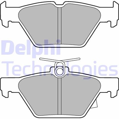 LP3268 DELPHI Комплект тормозных колодок, дисковый тормоз