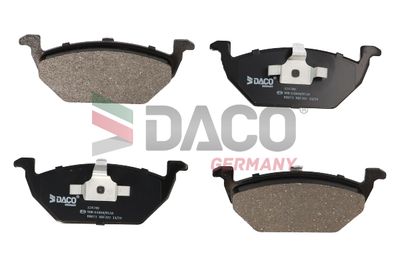 324740 DACO Germany Комплект тормозных колодок, дисковый тормоз