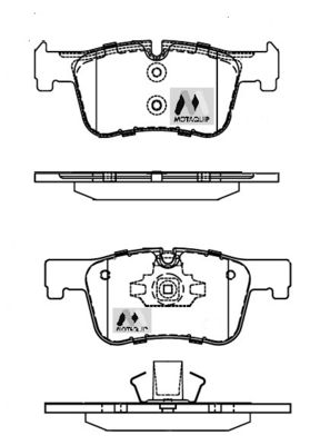 LVXL1729 MOTAQUIP Комплект тормозных колодок, дисковый тормоз