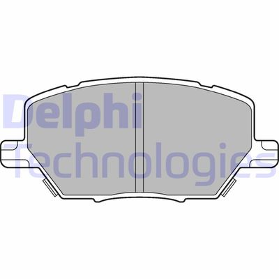 LP3184 DELPHI Комплект тормозных колодок, дисковый тормоз