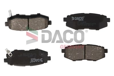 323636 DACO Germany Комплект тормозных колодок, дисковый тормоз