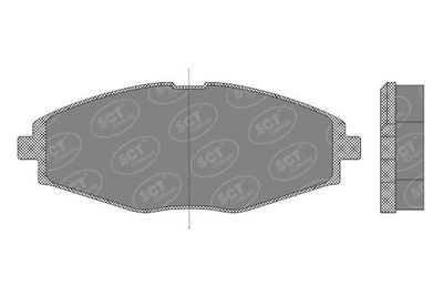 SP666PR SCT - MANNOL Комплект тормозных колодок, дисковый тормоз